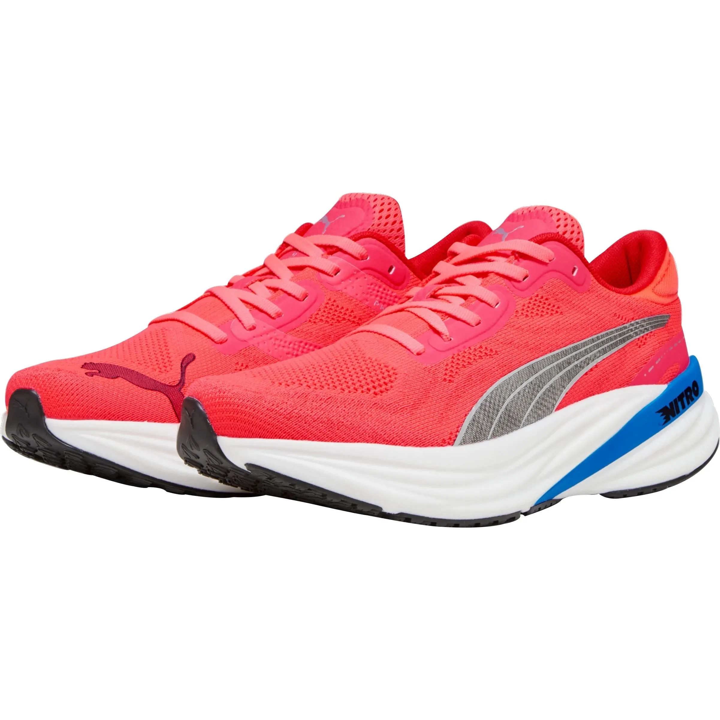 Sturdy Build Care Ease Puma Magnify Nitro 2 Mens Running Shoes - Red