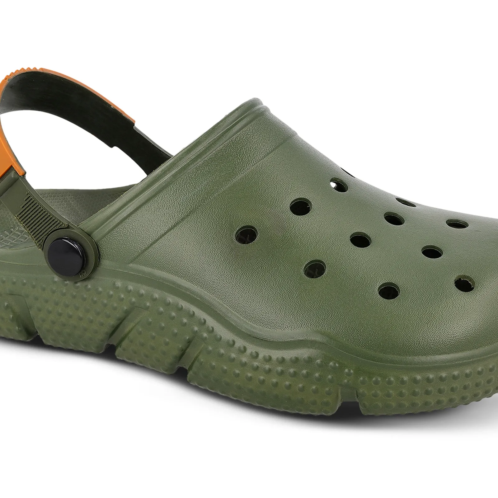BOTOWI Men's Clogs  - BW97549 Olive Green Open Toe Footwear