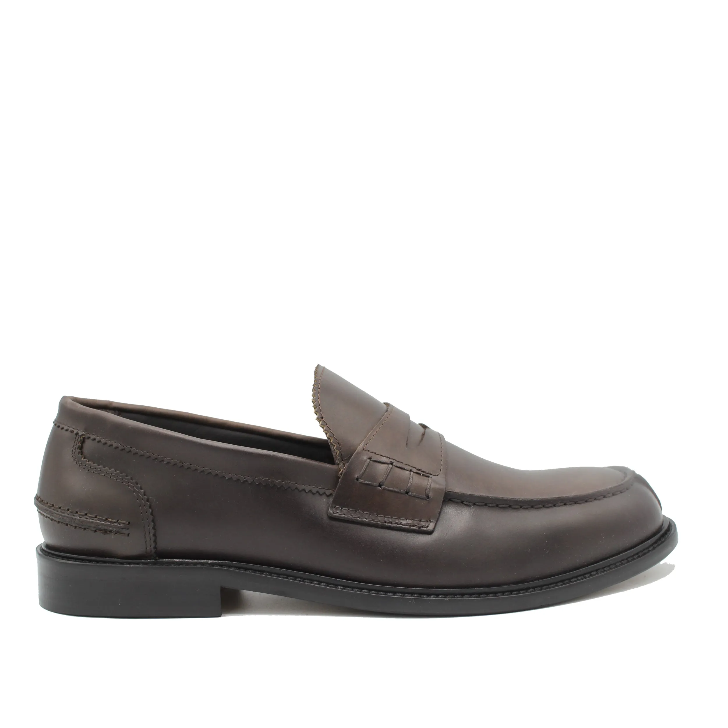 1405 LOAFER DARK BROWN LEATHER Weekend Style Sophisticated Style