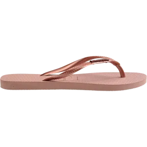 Women's Slim Logo Metallic Sandal Light Holiday Gear