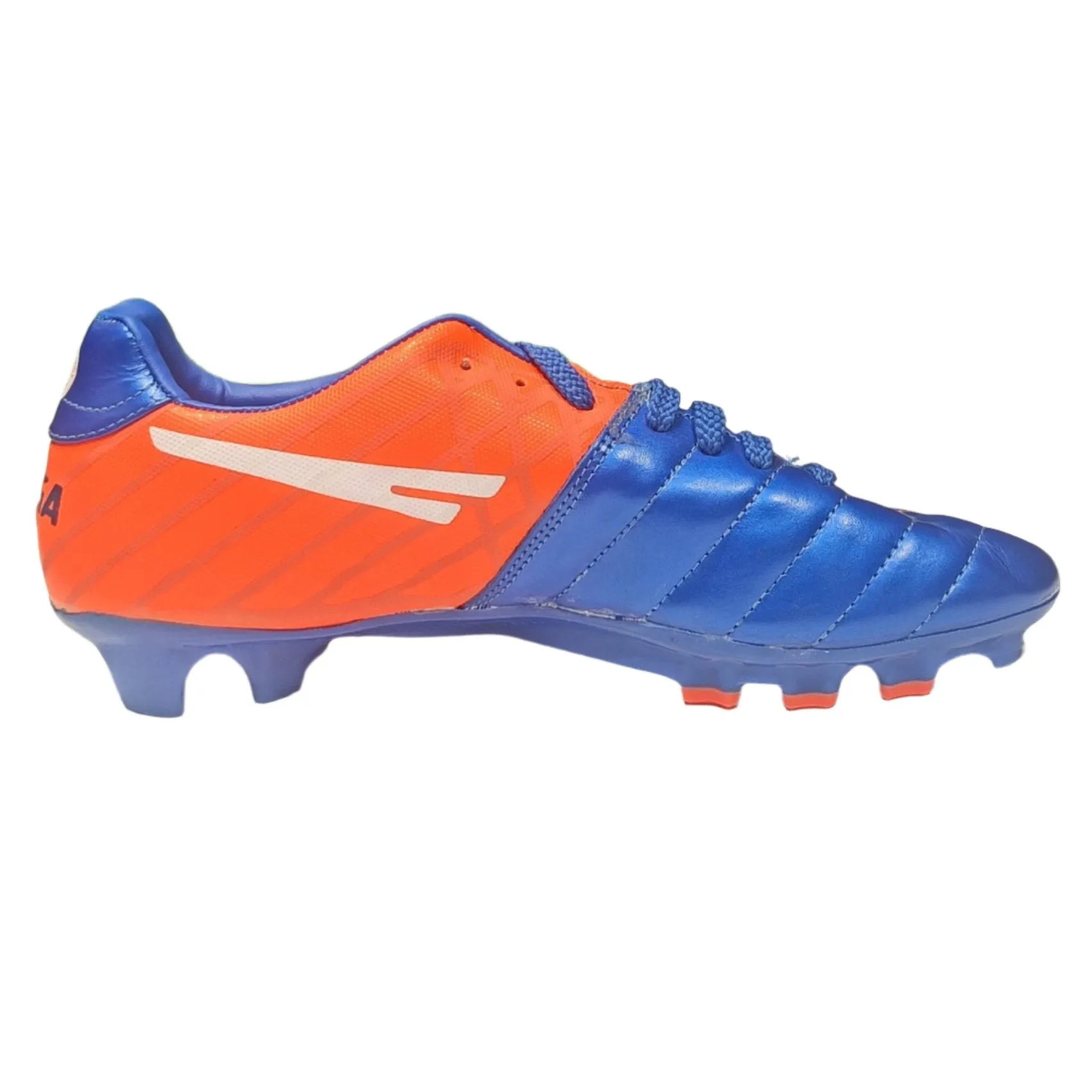 Outdoor Training Sega Metallic Leather Football Shoes (Blue)