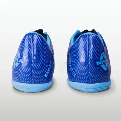 Nivia Encounter 10 Futsal Football Shoes for Men (Blue) Training days Goal Training