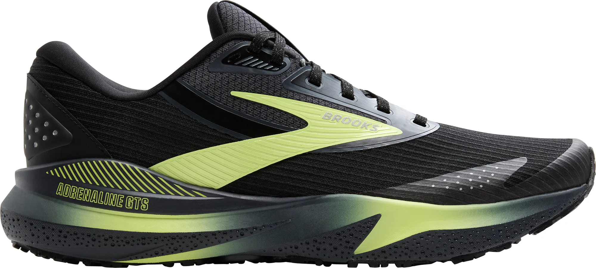 Brooks Adrenaline GTS 24 Weatherized Mens Running Shoes - Black Cotton Base