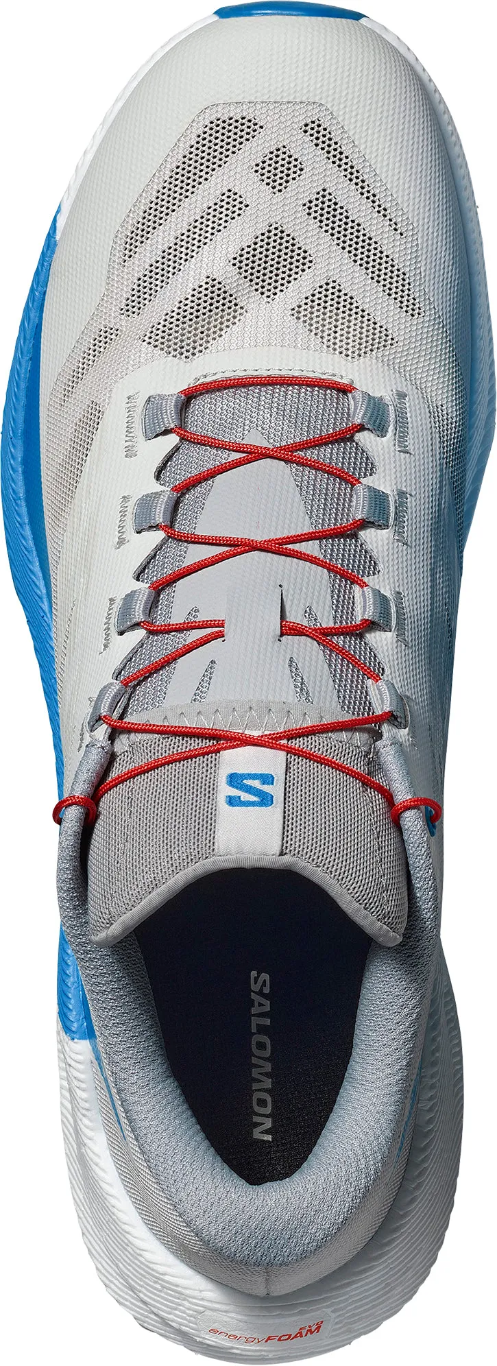 Salomon Pulsar Mens Trail Running Shoes - White Stretch Fabric Work Commute