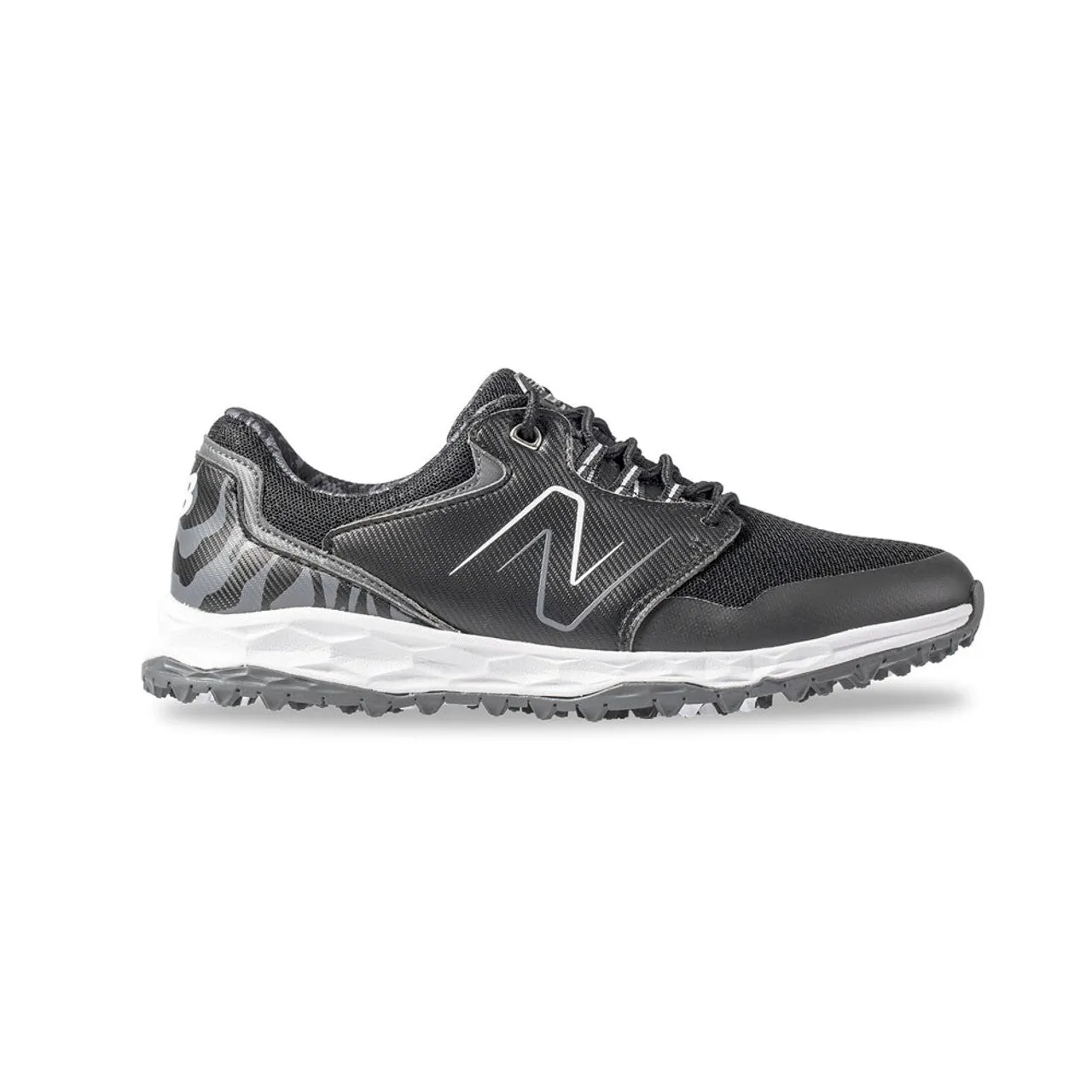 New Balance Womens Fresh Foam Links SL V2 Golf Shoe - BLACK High Grip Easy To Clean