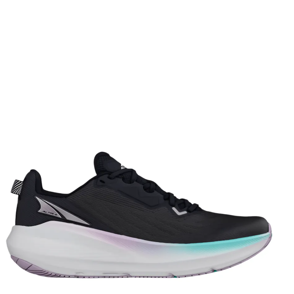 monochromatic running shoes Altra Women's FWD Via Running Shoes in Black/Purple AW25