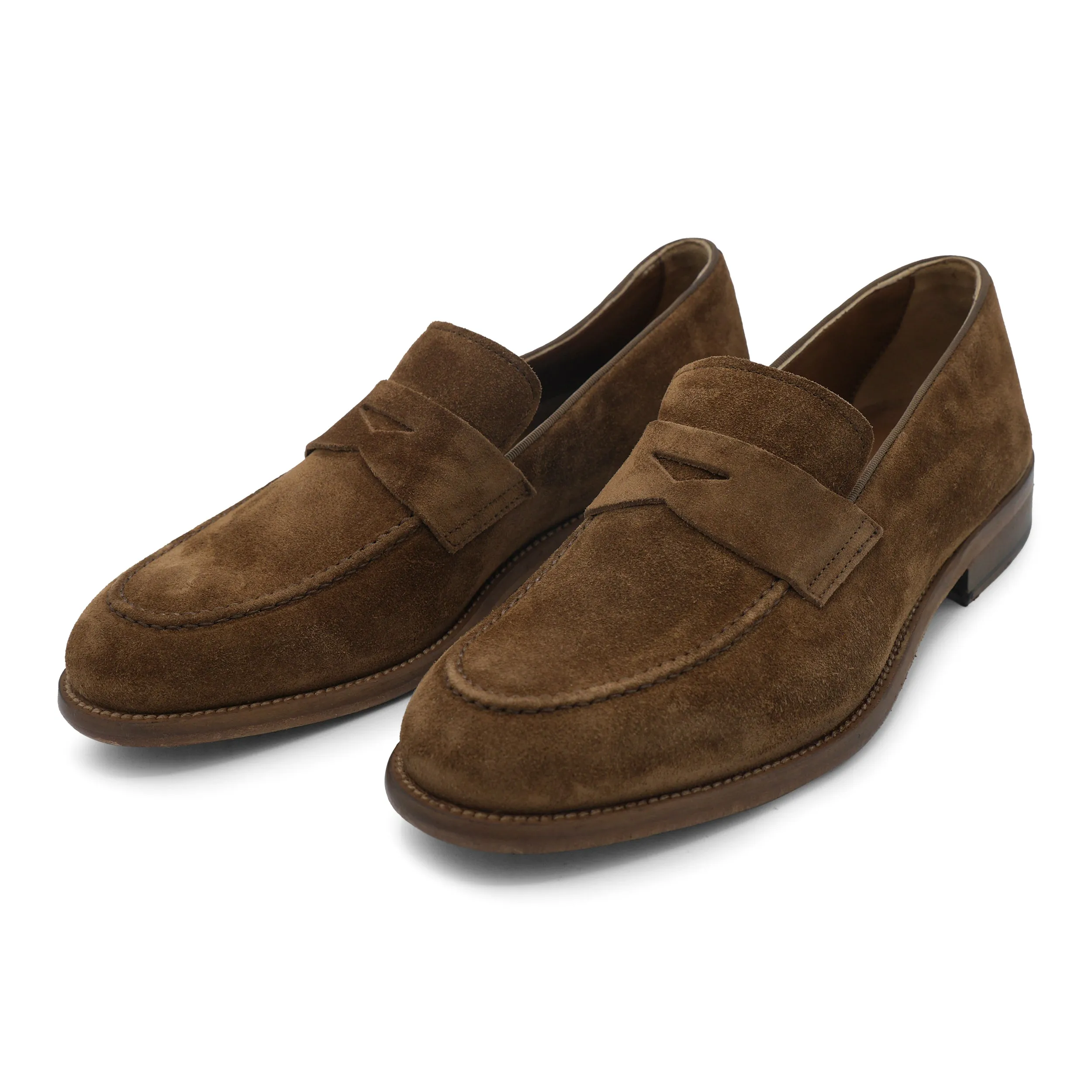 R258 - Cigar Brown Penny Loafer Comfortable Office Wear