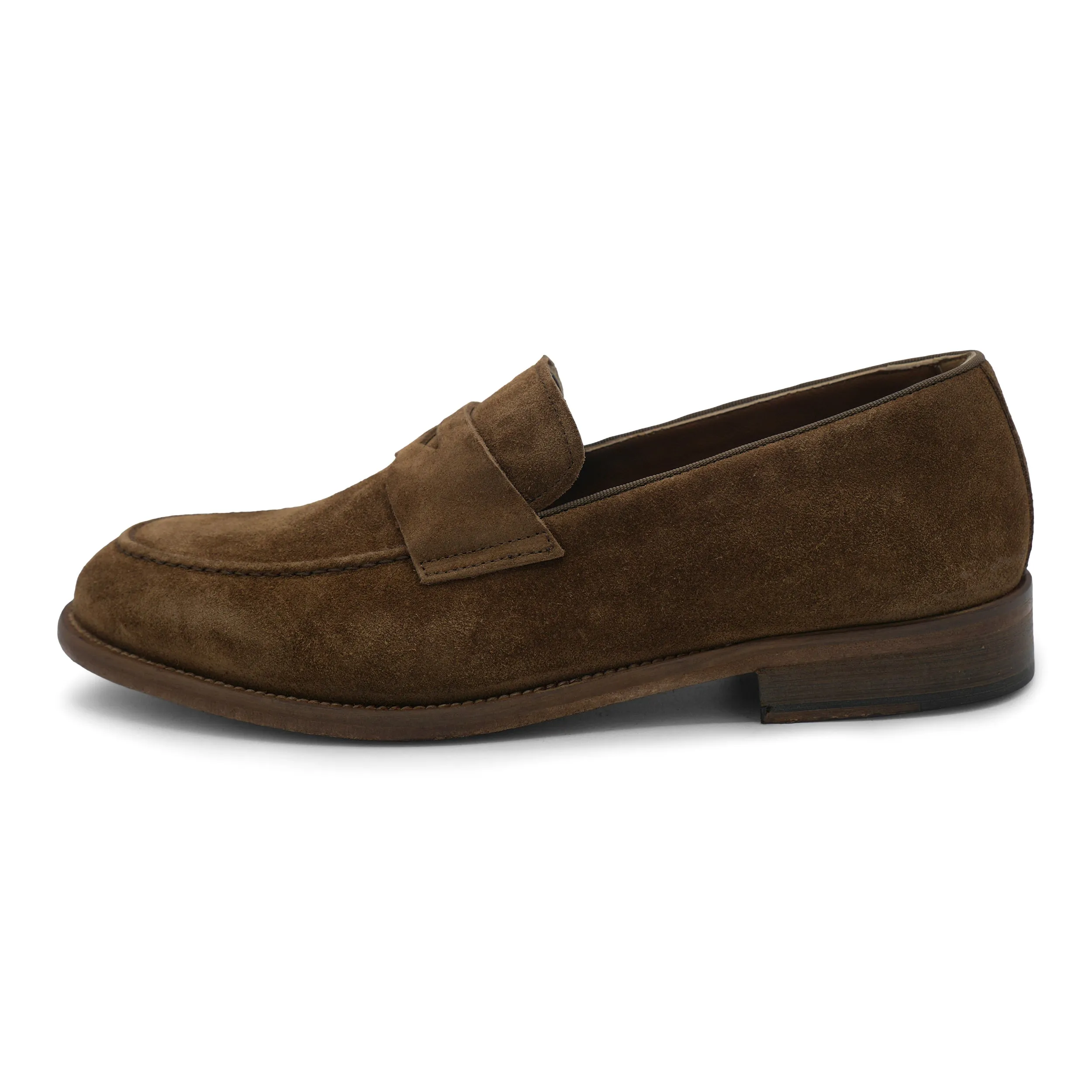 Breathable mesh Easy Wear R258 - Cigar Brown Penny Loafer