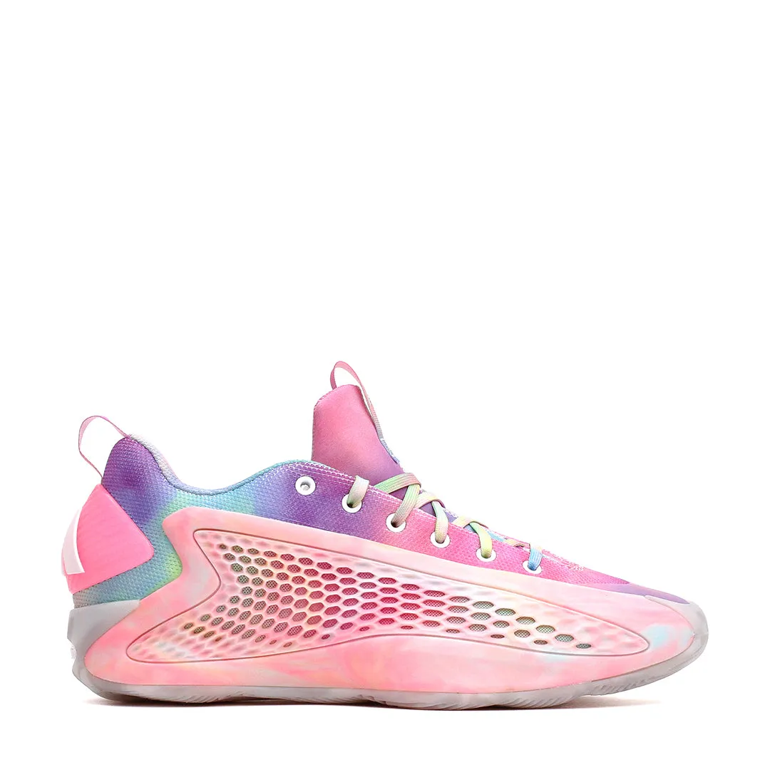 Slip-Resistant Sole Rigid Heel Cup Adidas Basketball Kids Anthony Edwards 1 Low 3SSB (GS) JR3916