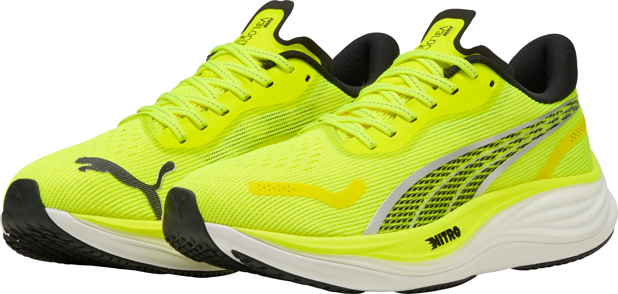 Hill Tough Fur Trim Puma Velocity Nitro 3 Mens Running Shoes - Yellow