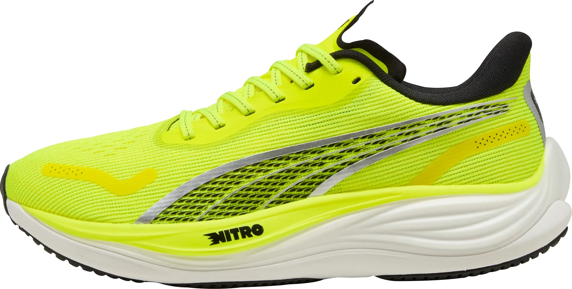Puma Velocity Nitro 3 Mens Running Shoes - Yellow Style Base