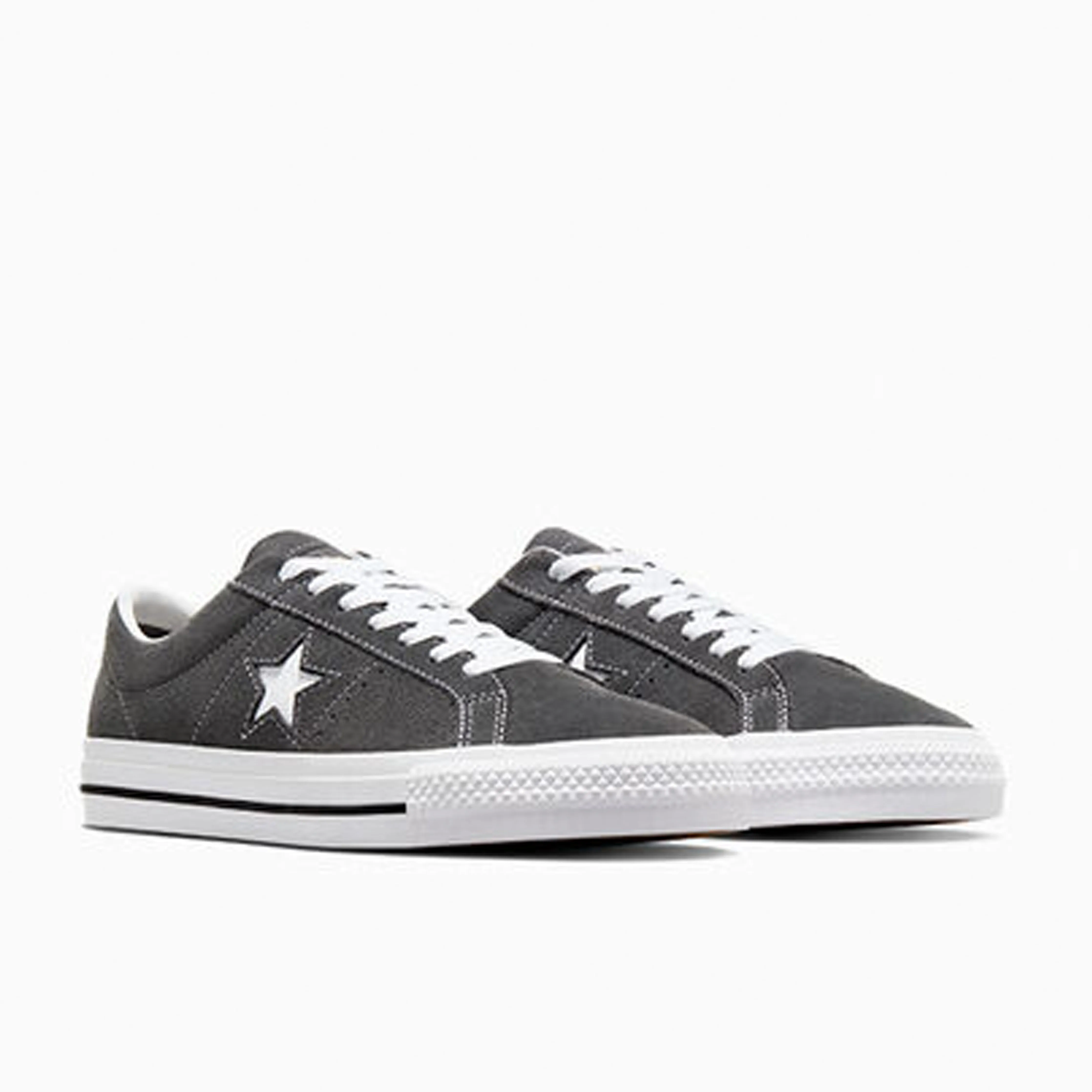 Converse CONS One Star Pro Ox Skateboarding Shoes - Dark Matter / White Mesh Upper