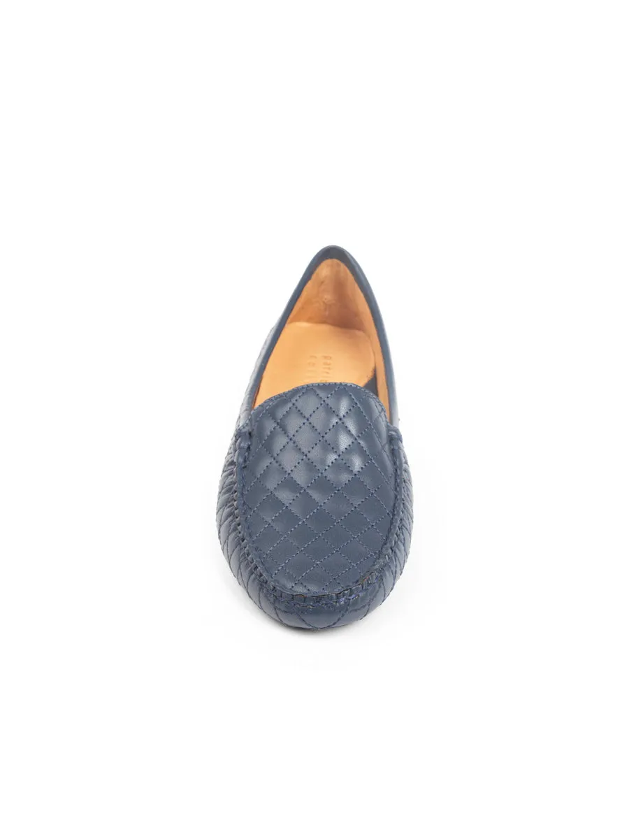 Neo Pop Polish Look Jillian Quilted Driving Moccasin