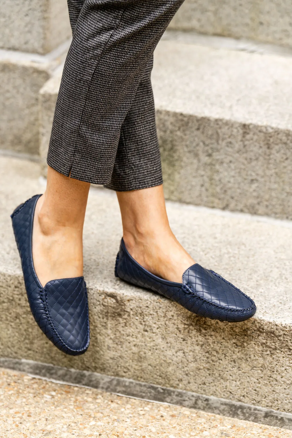 Jillian Quilted Driving Moccasin Breathable Material Balance Fit