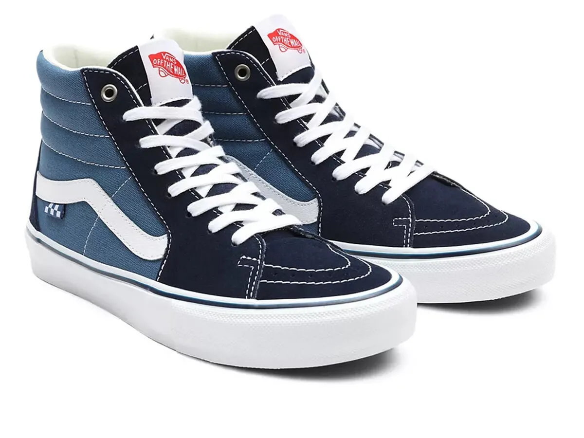 Vans Skate Sk8-Hi Pro Shoe - Navy/White Water Resistant