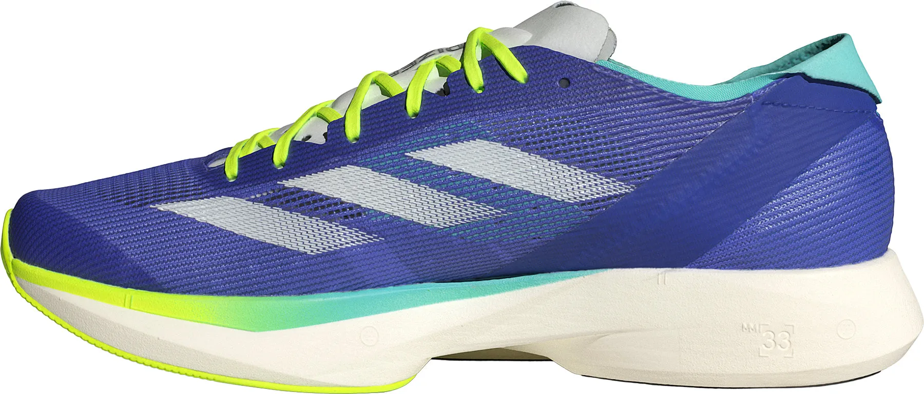 Freeze Proof Stretch Fabric Travel Light adidas Adizero Takumi Sen 10 Mens Running Shoes - Blue