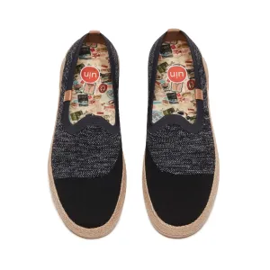 Charcoal Black Marbella II Men No Tie Style Pointed Toe