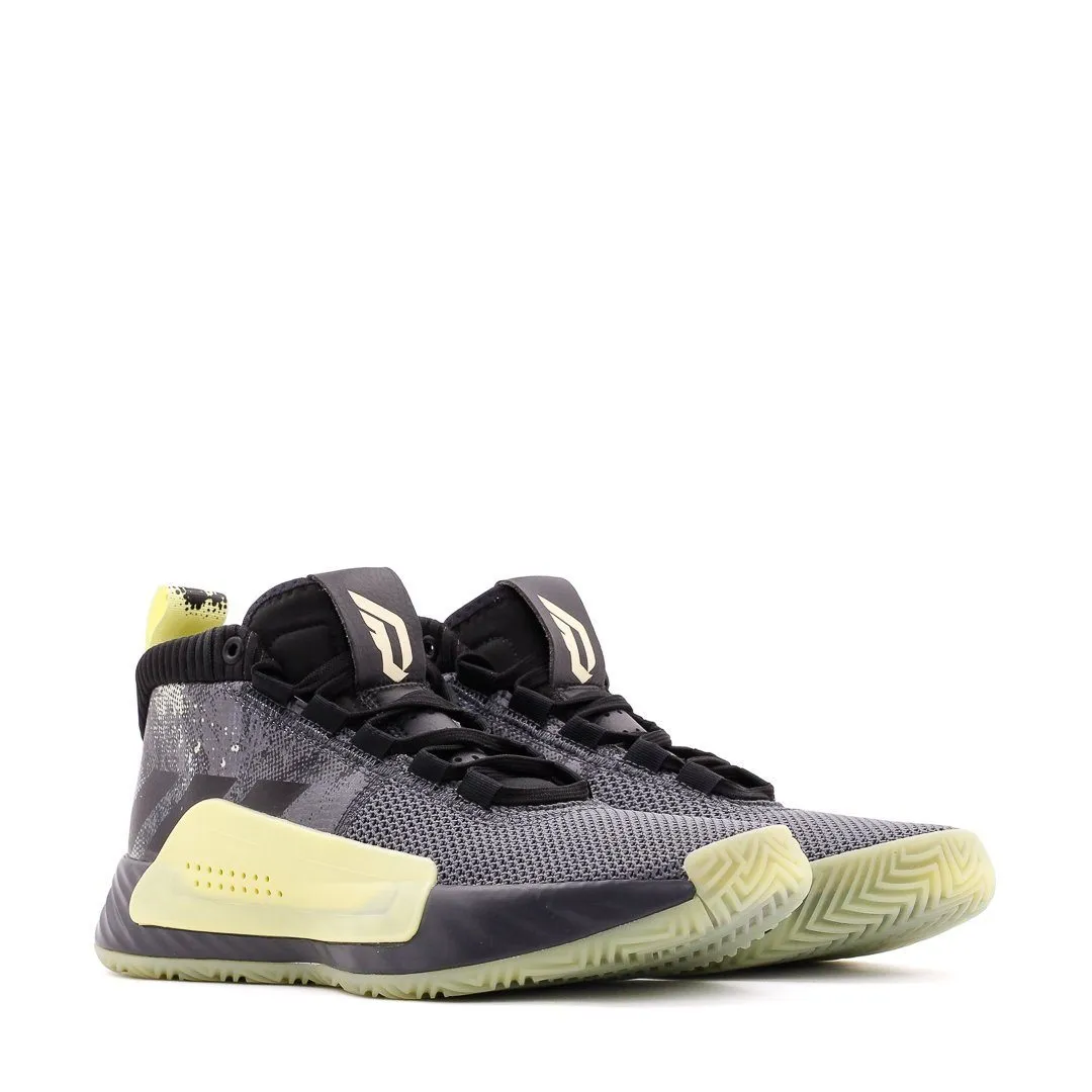 Quick Drying Adidas Basketball Dame 5 Damian Lillard Green Black Men F36933