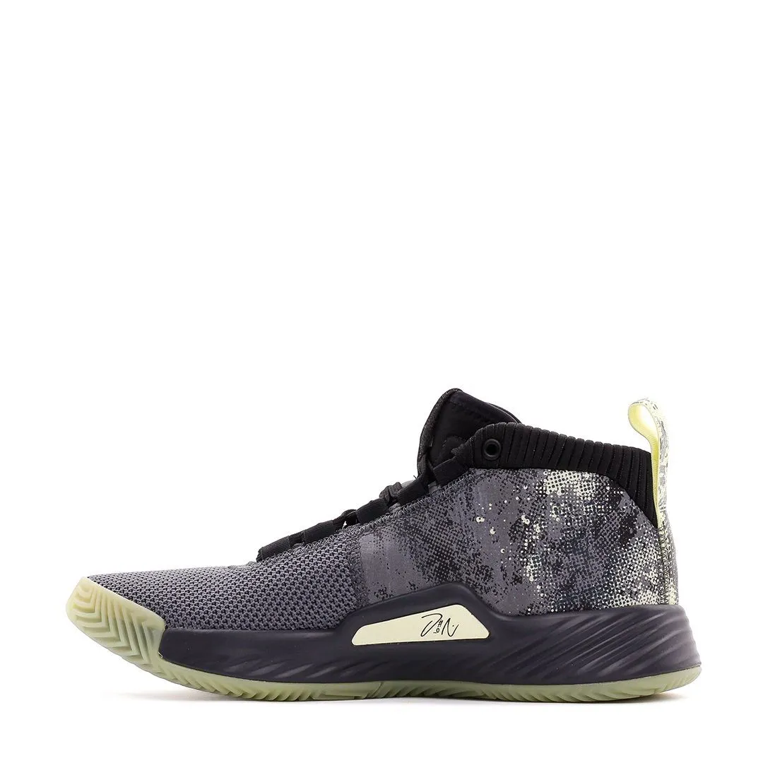 Adidas Basketball Dame 5 Damian Lillard Green Black Men F36933 Impact Zone Abrasion Resistant Toe Cap