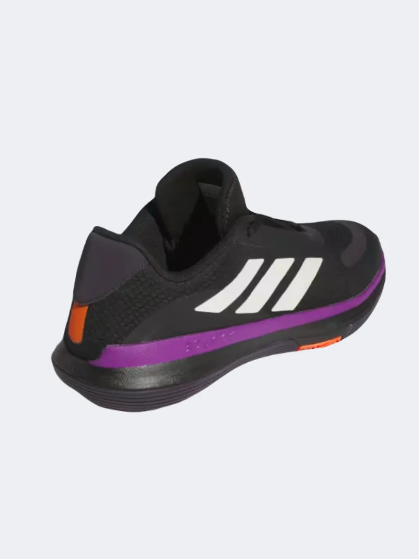 Fitness Adidas Bounce Legends Men Basketball Shoes Black/Purple