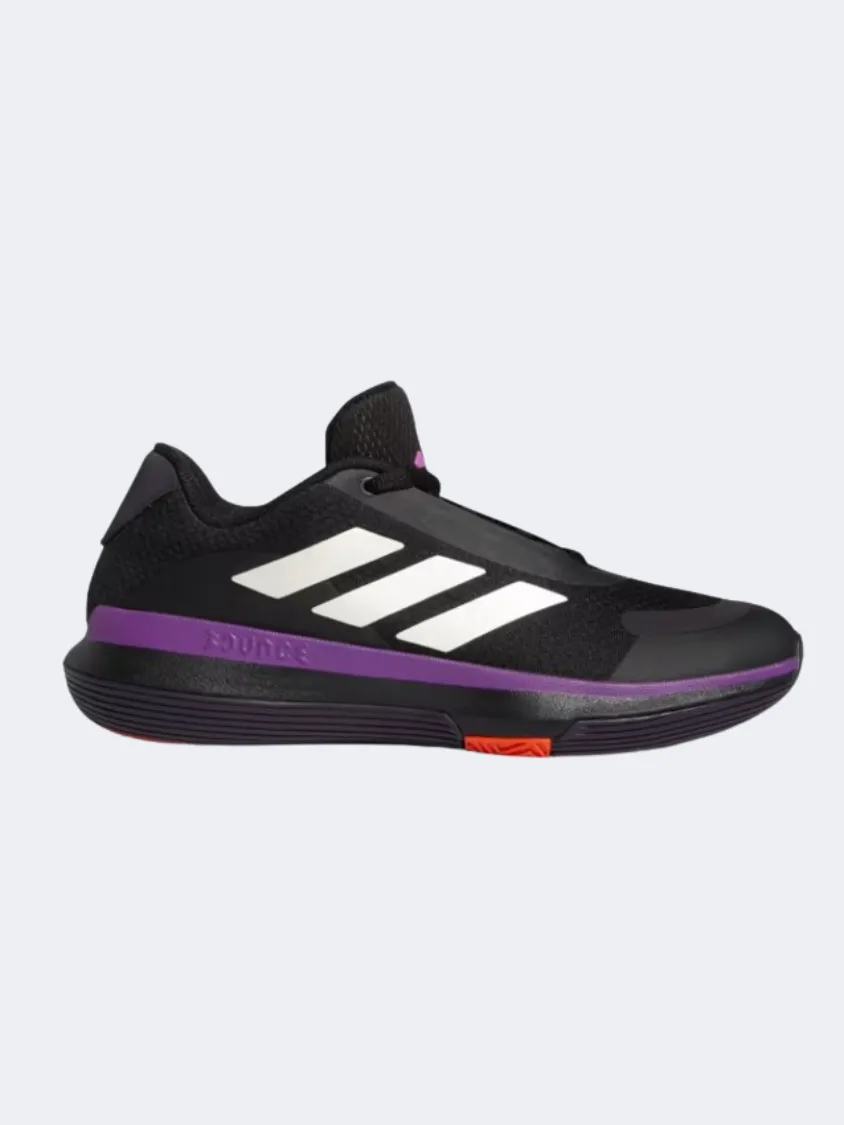 Compression Molded Outsole Comfort Play Adidas Bounce Legends Men Basketball Shoes Black/Purple