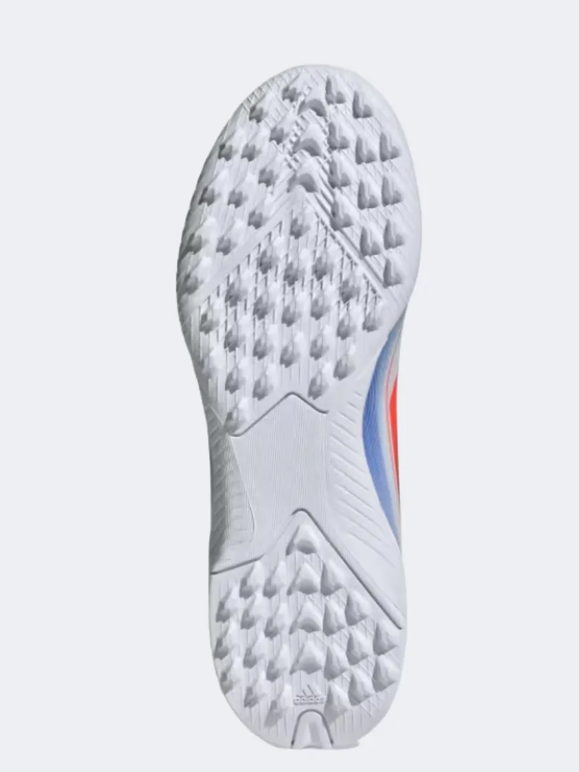 Quick Stop Game Focus Adidas F50 League Tf Kids Turf Shoes White/Red/Blue
