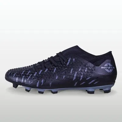 Wind Support Foot Protection NIVIA Ashtang 2.0 Football Shoes for Men (Black)