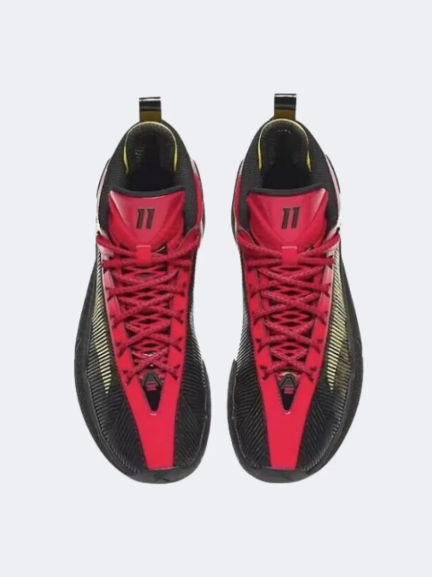 Anta Kt9 Men Basketball Shoes Black/Yellow/Red Trendy Neutral Drop