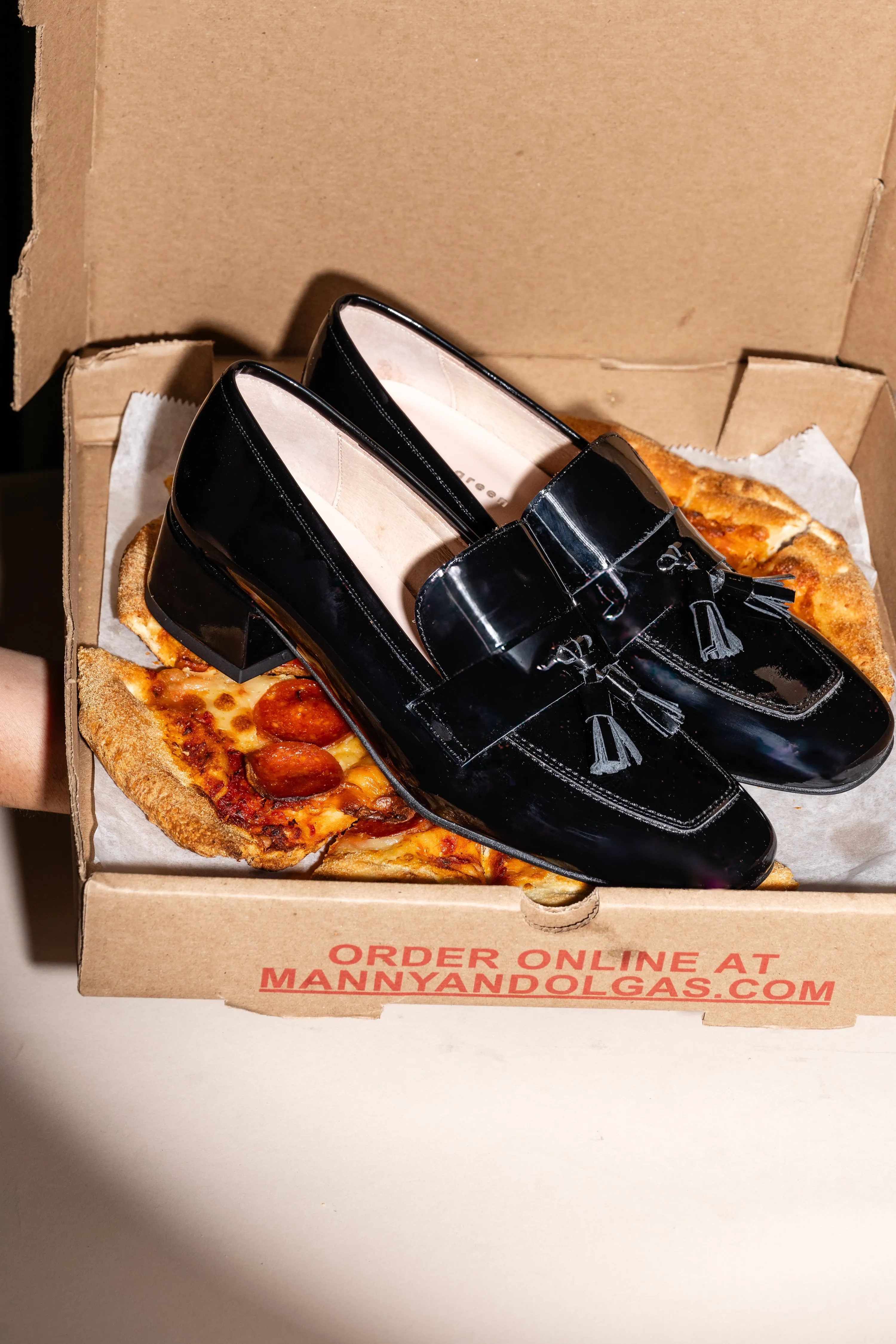 Beckham Block Heel Tassel Loafer Love Glow