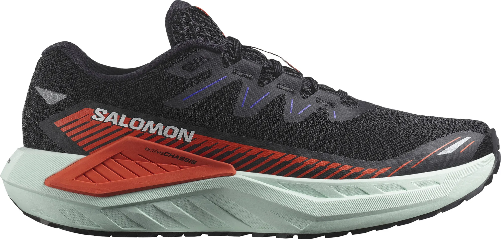Salomon DRX DEFY GRVL Mens Trail Running Shoes - Black Fit Comfort Lining