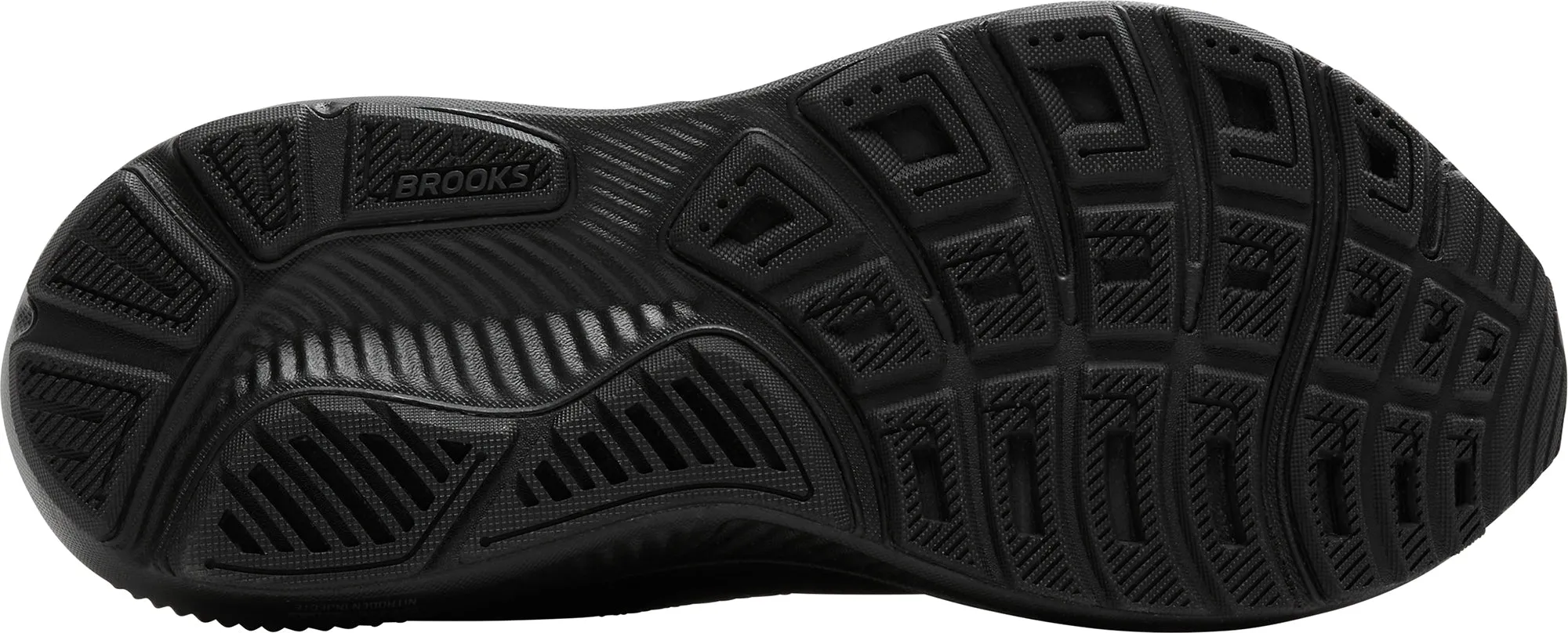 Stage Pop Waterproof Outdoor Travel Brooks Ghost 17 WIDE FIT (2E) Mens Running Shoes - Black