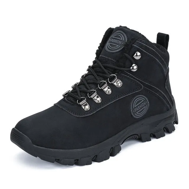 Winter Boots Men Snow Heavy Duty Frost-Bite Footwear