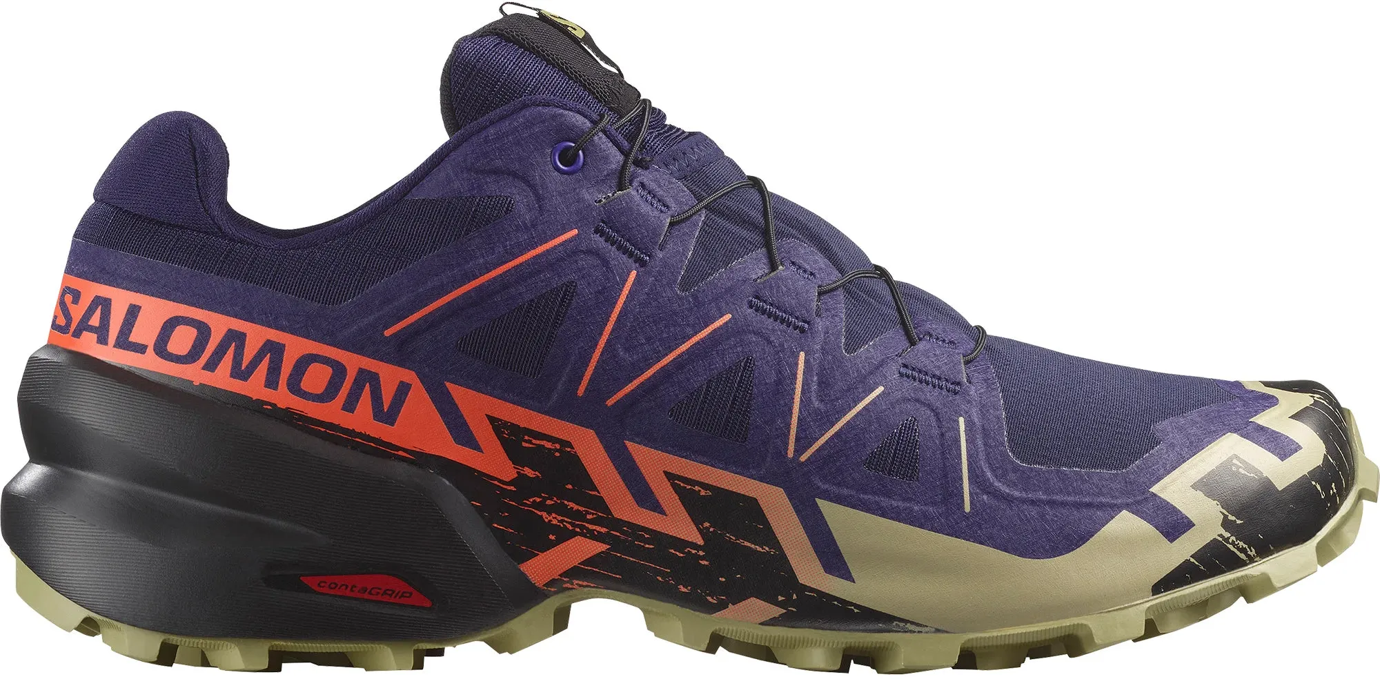 Agile Fit Salomon Speedcross 6 Mens Trail Running Shoes - Blue