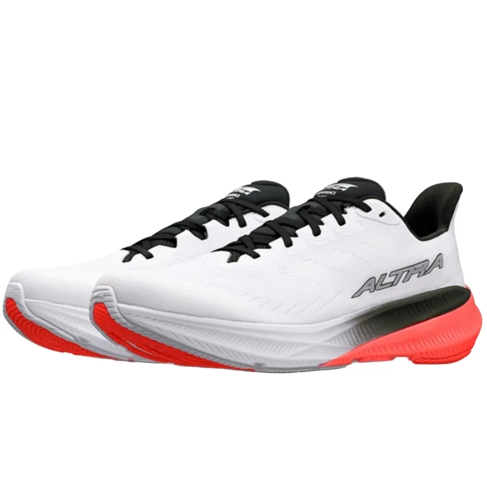 odor - resistant running shoes customizable shoe modification Altra Women's Experience Flow 2 Berlin Running Shoes in White/Coral AW25