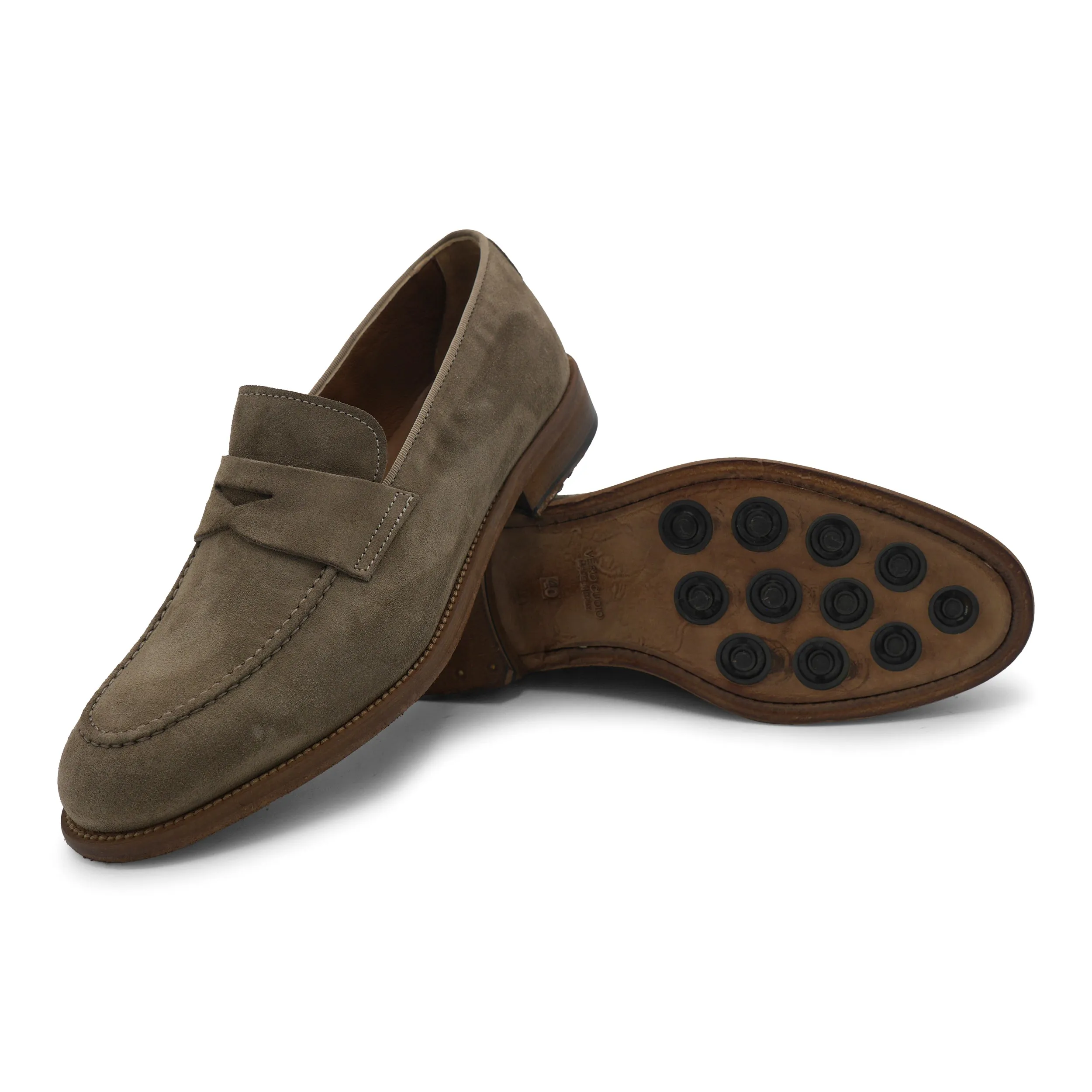 R258 - Caribu Beige Penny Loafer Way True Firm Grip