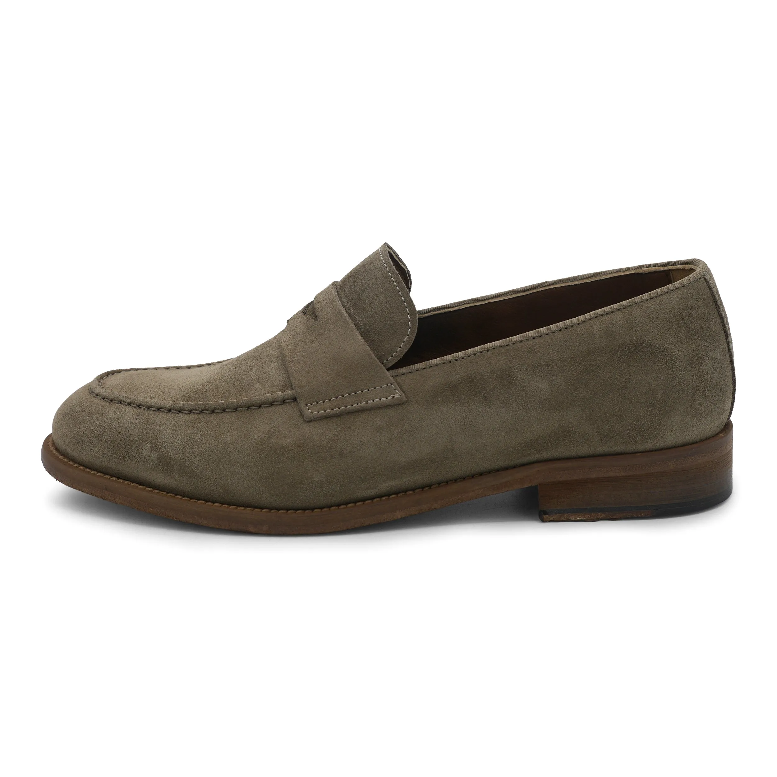 R258 - Caribu Beige Penny Loafer Comfortable Wear All Safe