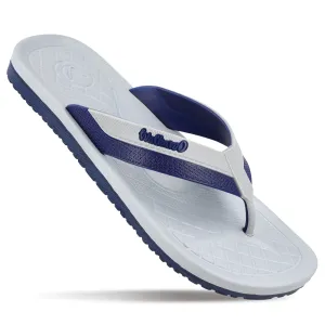 Quick Relax Fit Men's Flip Flop Slippers - WC4833 Grey Blue