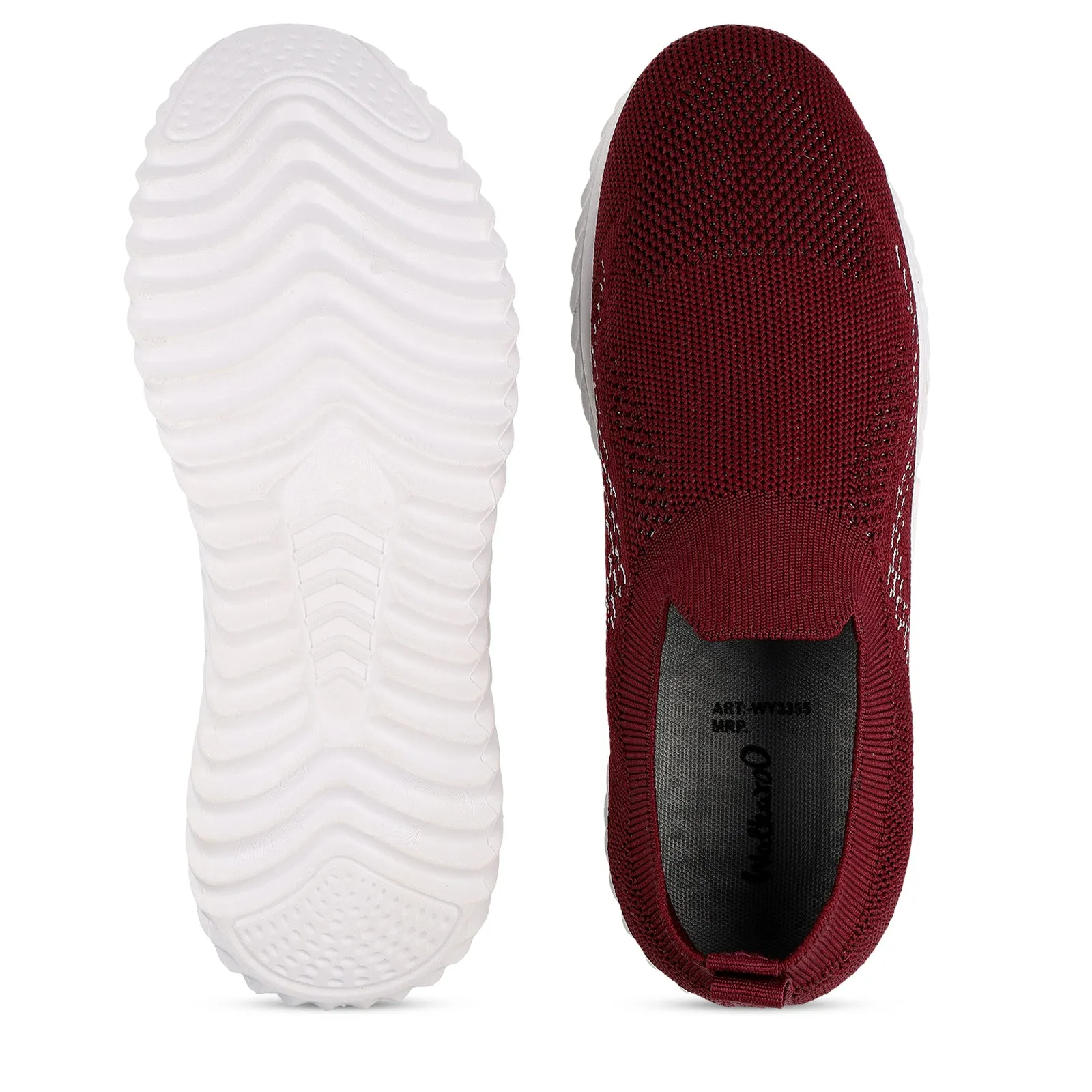 Day Ready Women's Slip-on Casual Shoes - WY3355 Maroon