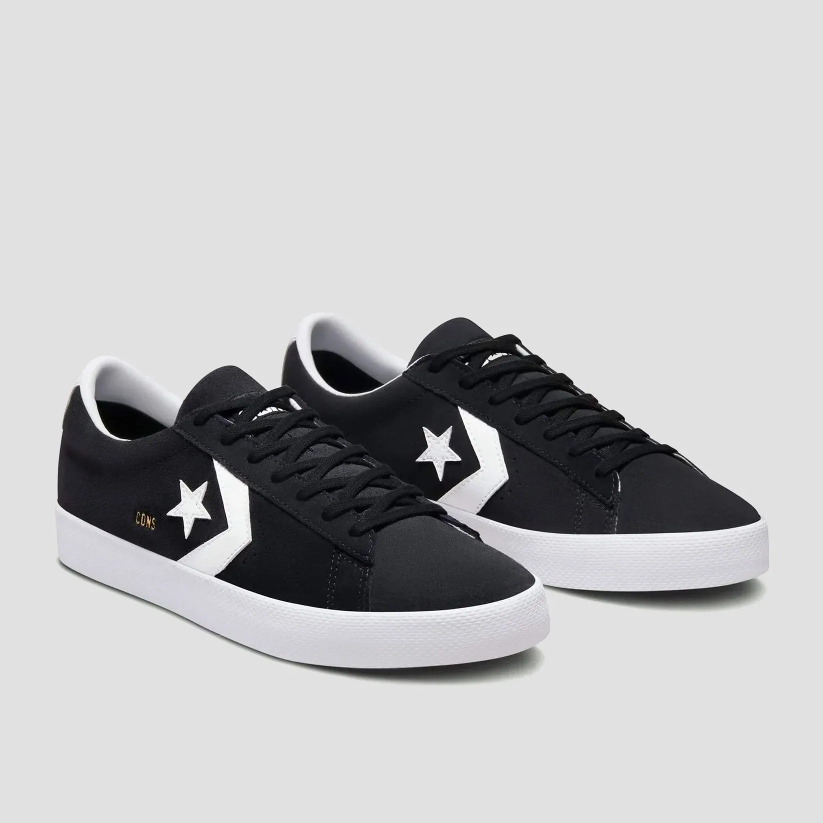 Converse CONS PL Vulc Pro Ox Skateboarding Shoes - Black / White Skate Comfort Fit Premium Wear