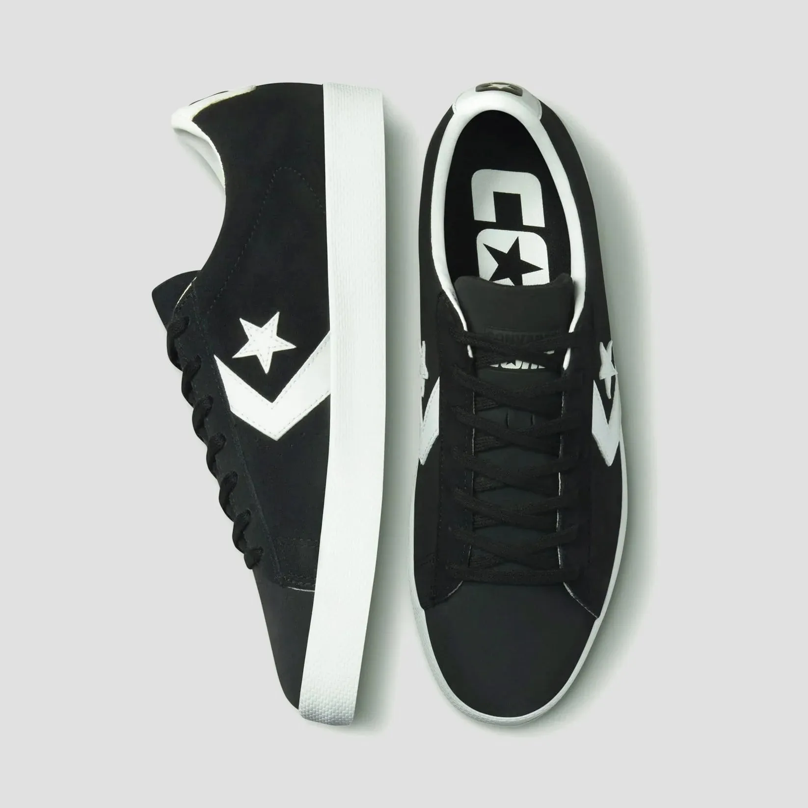 Converse CONS PL Vulc Pro Ox Skateboarding Shoes - Black / White Gentle Step Grip Fit