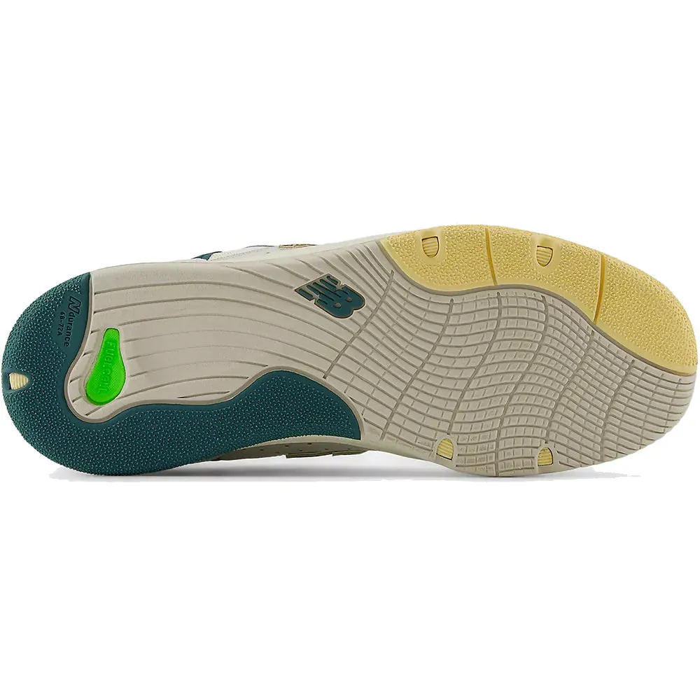New Balance Numeric 1010 Tiago Lemos Skateboard Shoe - White / New Spruce Board Lock Responsive