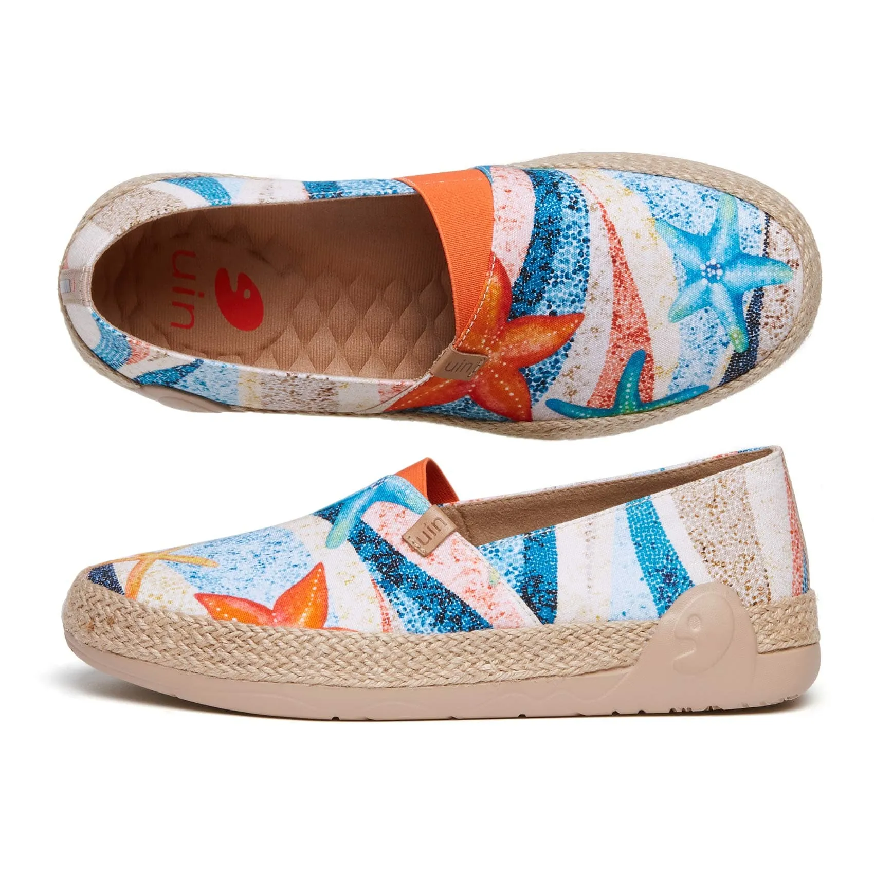 Neat Lines Flex Pattern Vivid Starfish Marbella I Women