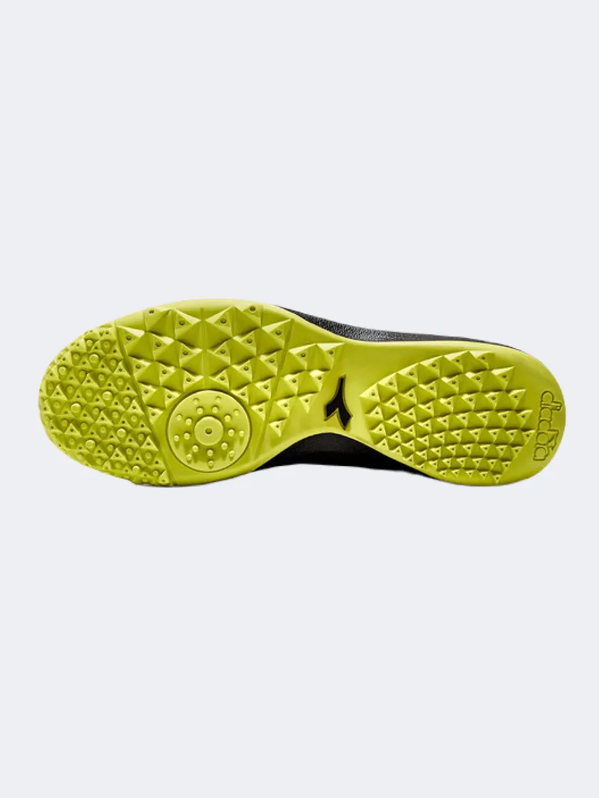 open field Diadora Pichichi 7 Men Football Shoes Black/Yellow/Silver
