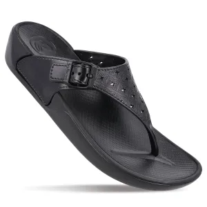 Women's Flip Flops  - WC8913 Black Coastal Slip