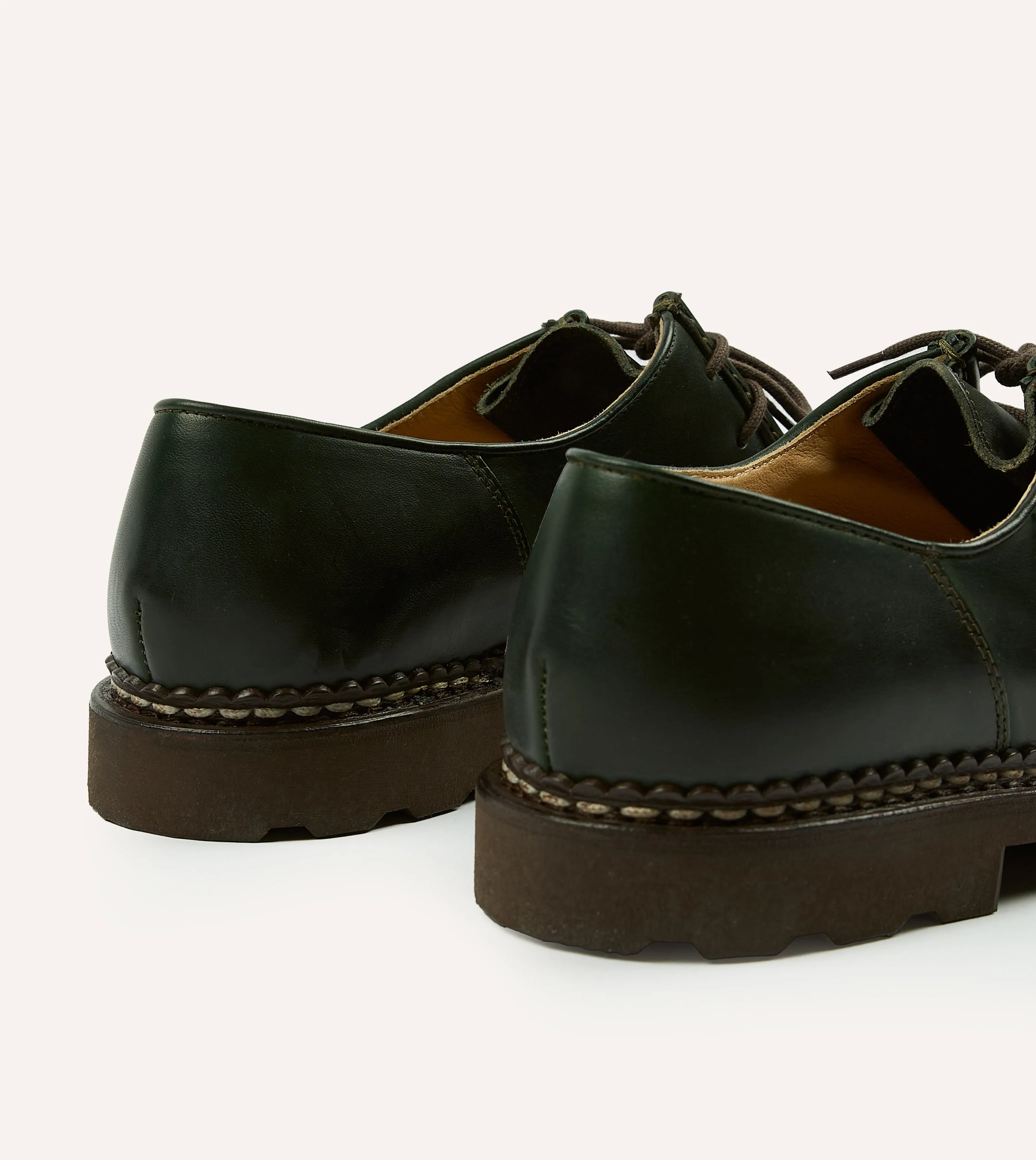 Multi Purpose Paraboot Michael Vert Leather Derby Shoe