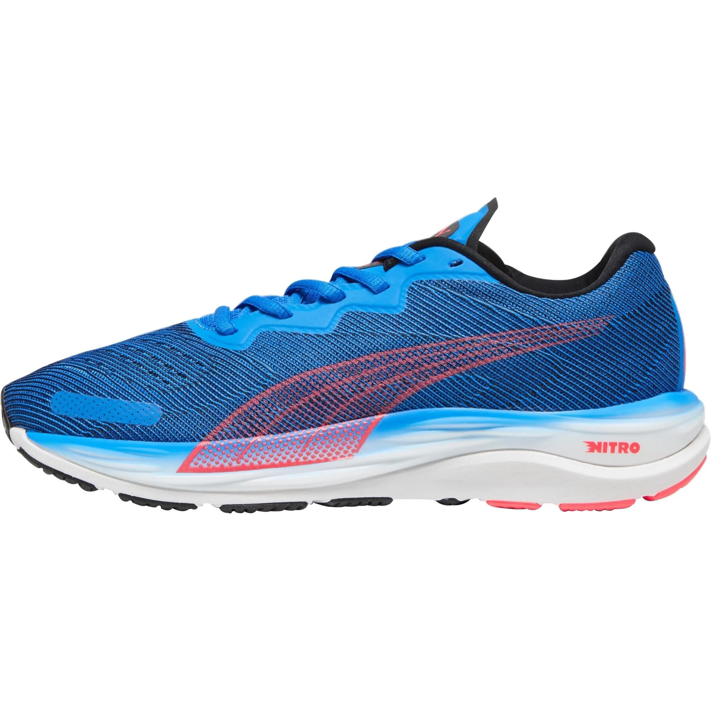 Comfort Wedge Flexible Fit Active People Puma Velocity Nitro 2 Mens Running Shoes - Blue