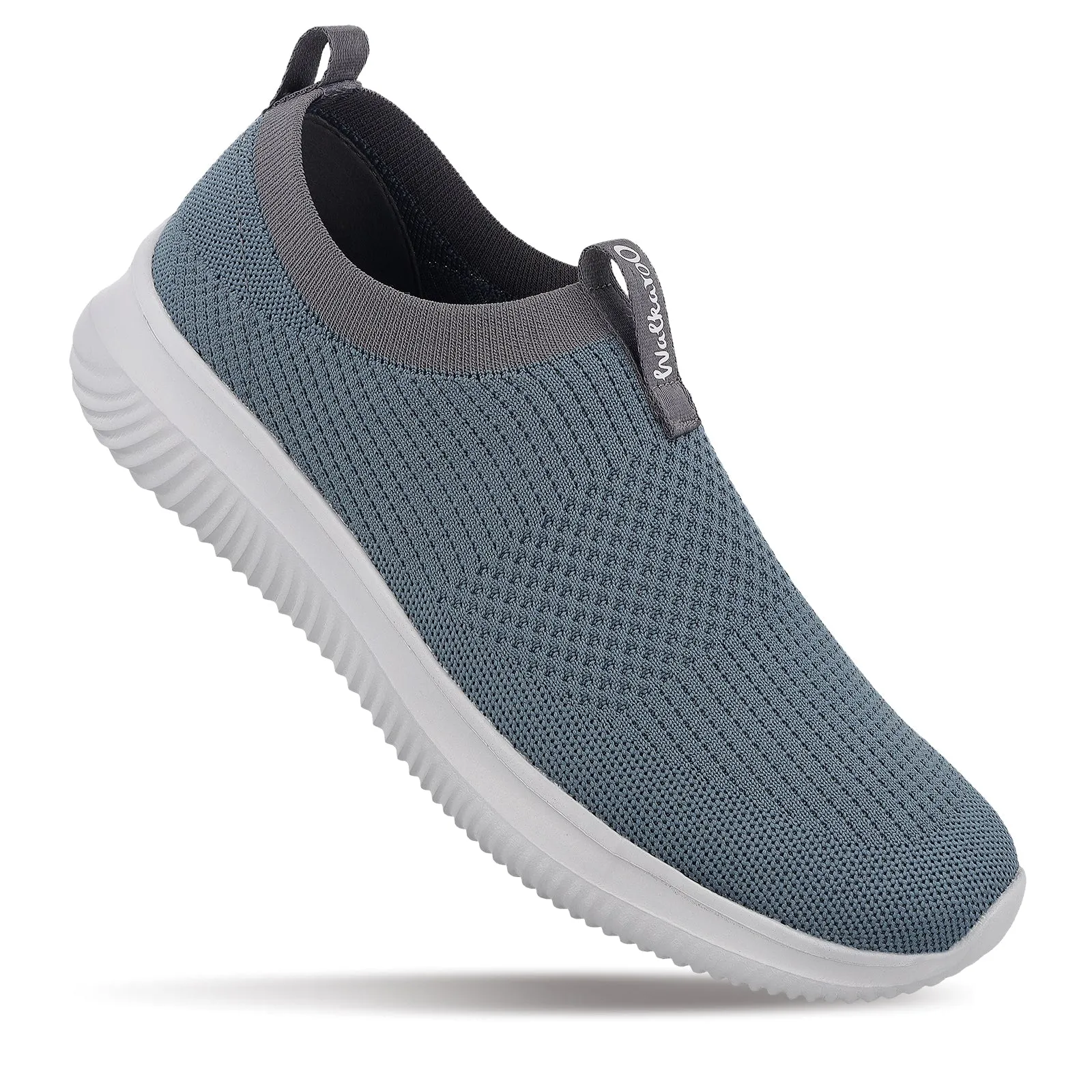 Soft Lining Men`s Slip-on Walking Shoes - WS9551 Cyan Grey