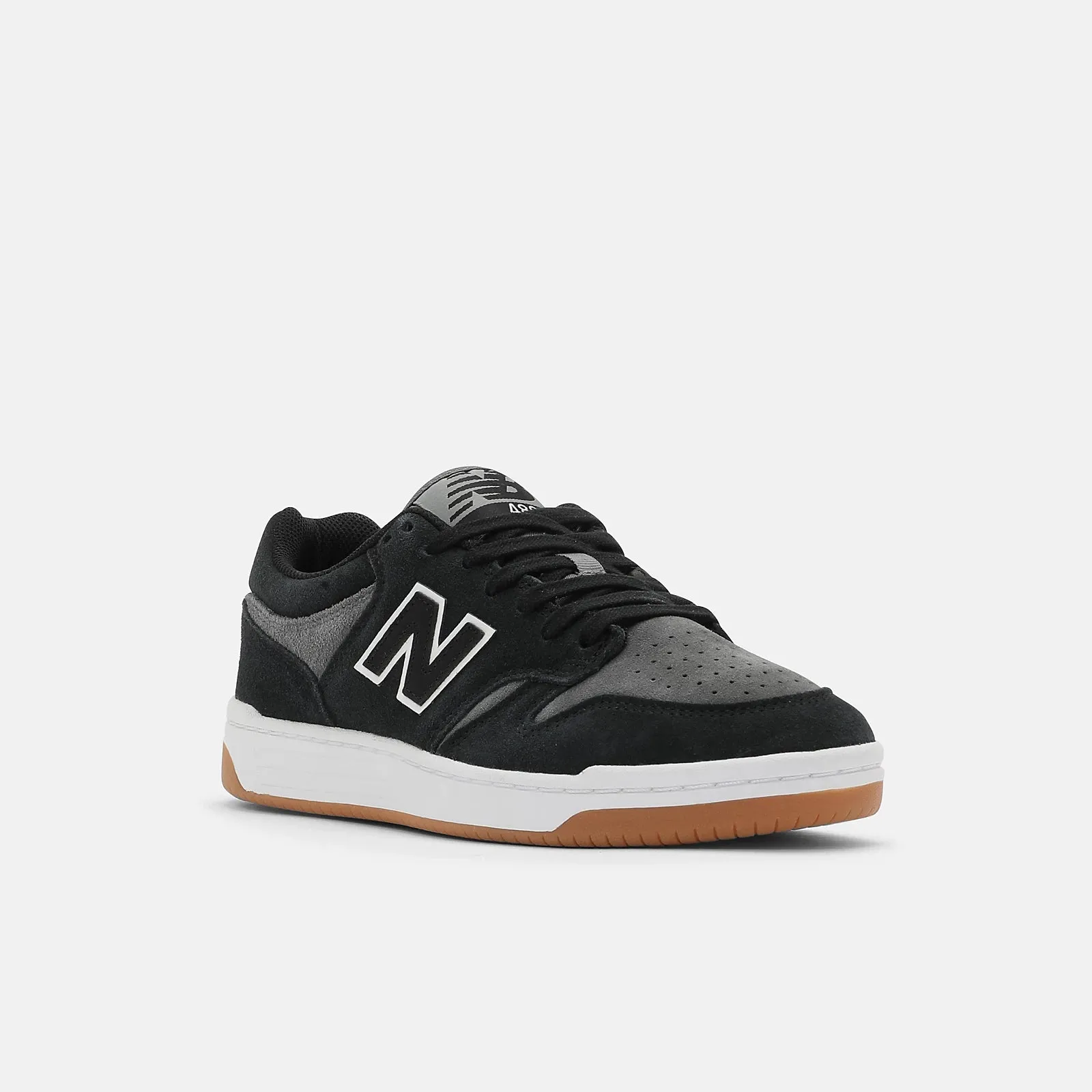 New Balance Numeric 480 Skateboard Shoes - Black With Grey All Purpose Fit Cushion Insole