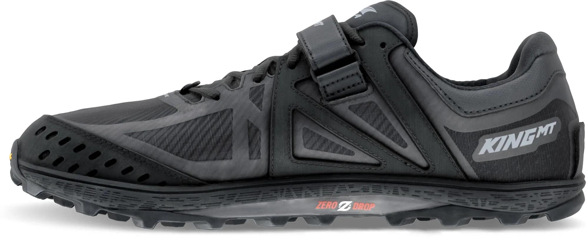Comfort Run Flexible Altra King MT 2 Mens Trail Running Shoes - Black