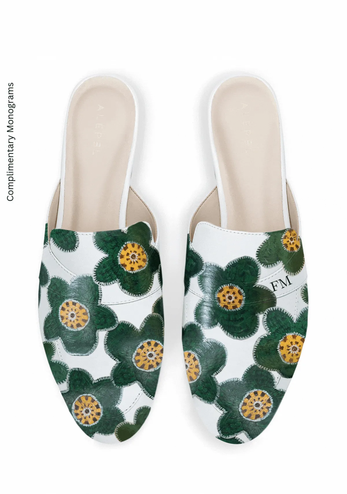 Comfortable Movement Crochet White Mule